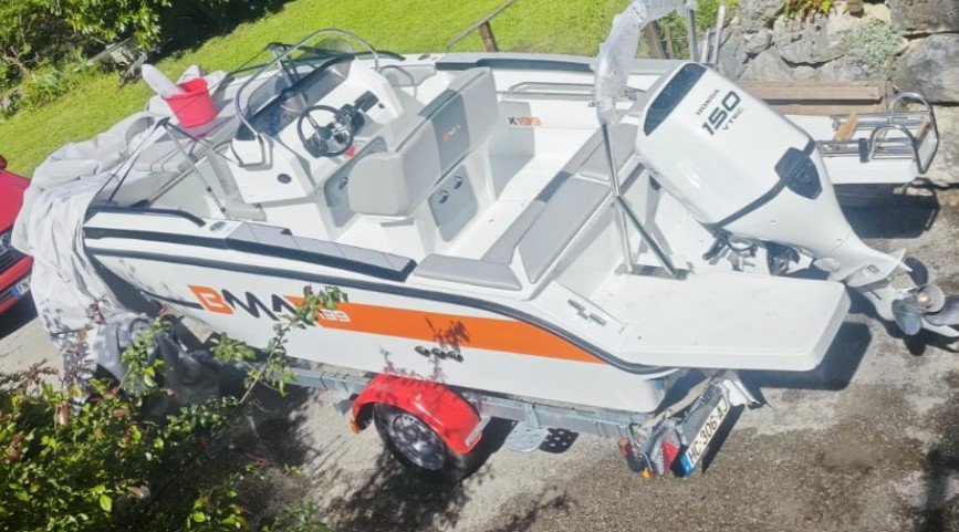 bma x199 150 cv honda neuf jamais mis a l eau avec remorque 1