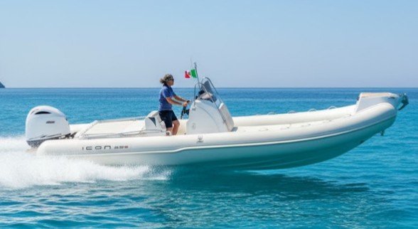 icon 23 s superbe semi rigide 250 cv suzuki 1