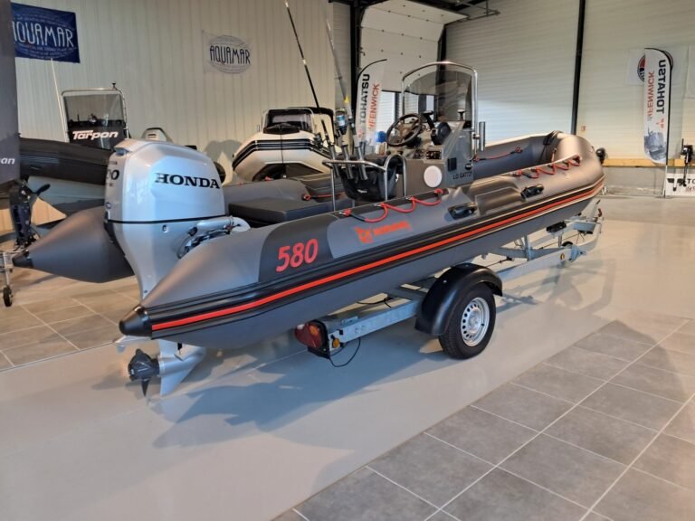 narwhal hd 580 honda bf 100cv remorque gps 1