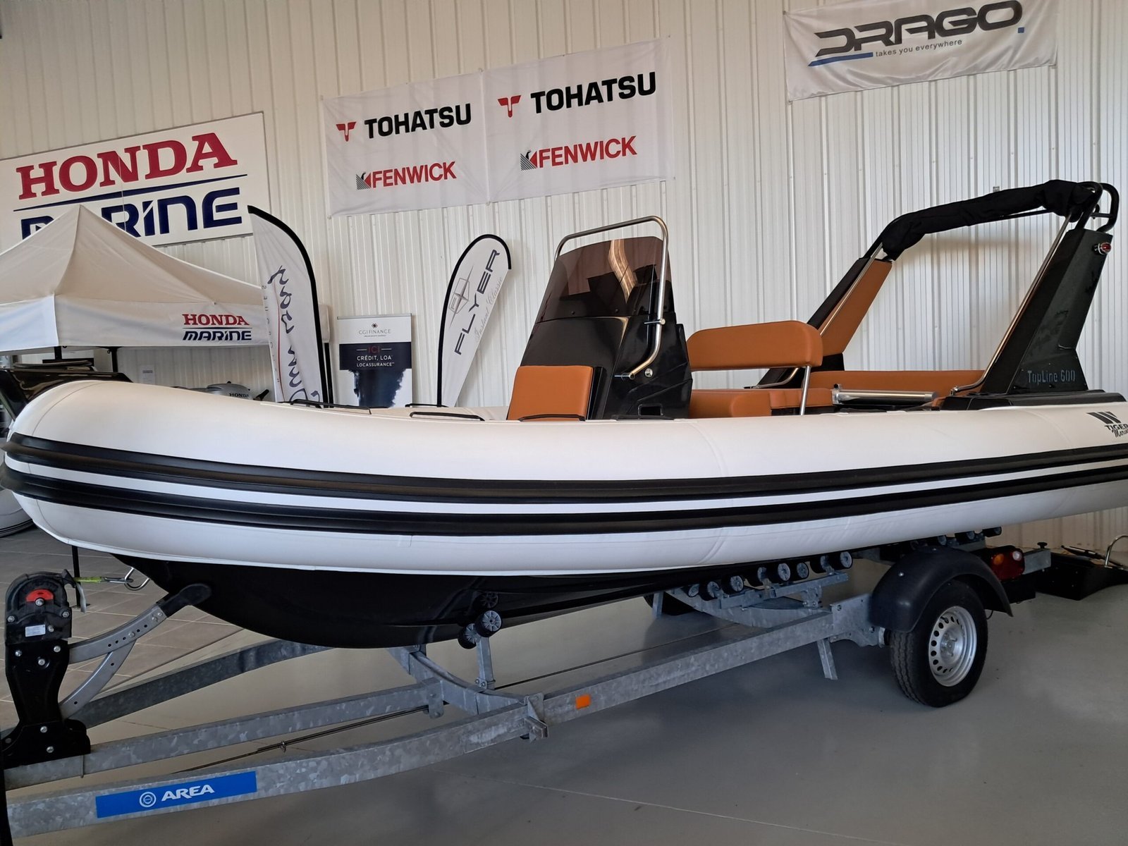 tiger 600 top line 2024 honda bf 100 remorque 1